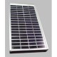 Panneau solaire 17V 5W 250x185x18mm monochristallin