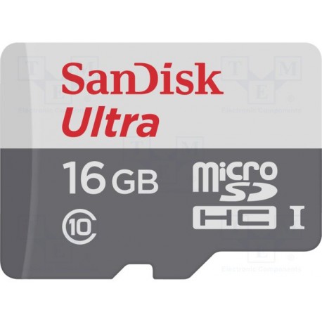 Carte mémoire Micro SD-HC Sandisk 16Gb classe 10