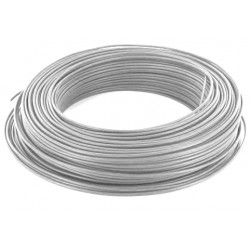 Bobine de 100m de fil de câblage souple section 1mm² gris
