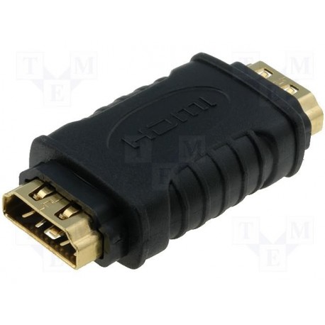 Adaptateur HDMI femelle / femelle doré