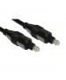 Cordon audio fibre optique 1,2 mètre avec fiche mâle EIAJ
