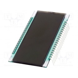Afficheur LCD 3 1/2 digits 70x38mm pour circuit imprimé