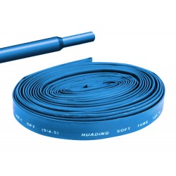 Gaine thermorétractable 25mm bleue - longueur de 1 mètre