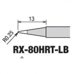 Panne conique longue 0,6mm pour station Goot RX802AS
