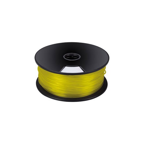 Bobine de 1Kg de fil PLA 1,75mm jaune pour imprimante 3D