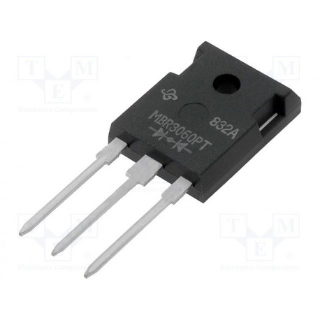 Diode schottky double cathode commune TO247 60V 30Amp. MBR3060PT