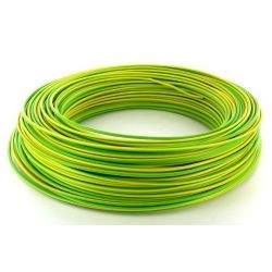 Câble de cordon 1mm² 12Amp. Jaune/vert