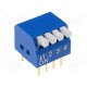 Inter dip-switch 4 contacts dil8 type piano