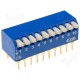 Inter dip-switch 10 contacts dil20 type piano