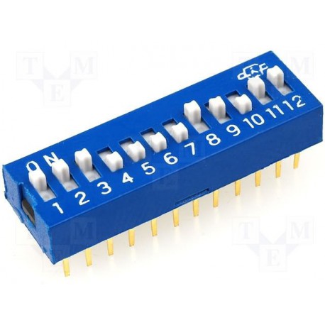 Inter dip-switch 12 contacts dil24