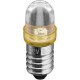 Ampoule E10 led 12Vdc jaune 7200mcd 29x11mm