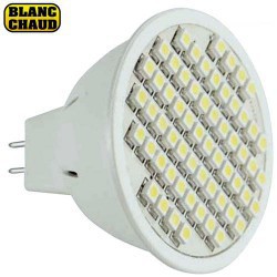 Lampe GU5.3 MR16 à 48 led blanches 6-17V 3W