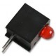 Diode led 3mm rouge support coudée pour C.I.