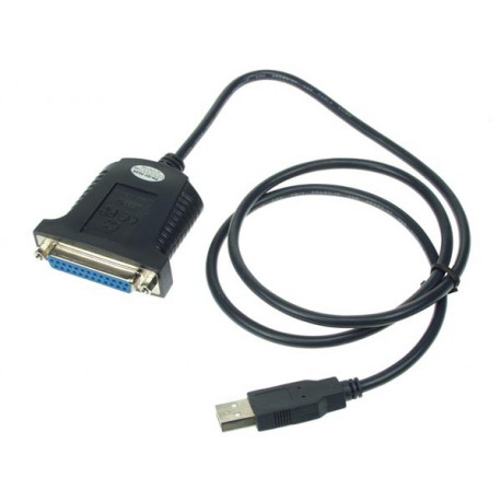 Interface PC IEEE 1284 sub/d 25 fem. /  USB 2.0