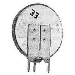 Pile lithium bouton 24mm 3V pour circuit imprimé verticale 3 points