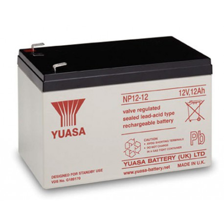Batterie Yuasa au plomb étanche 12V 12Ah