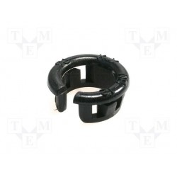 Passe-fil clipsable nylon noir 12,7x10,8x16,8x7,3mm