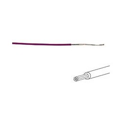 Bobine de 100m de fil de câblage souple 0,22mm² violet