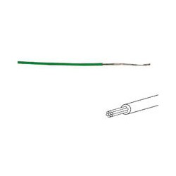 100m fil de câblage souple 0,75mm² vert