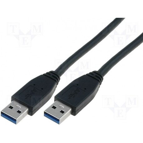 Cordon USB mâle A / mâle A 1 mêtre