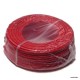 cable de cordon silicone 0,4mm² 6Amp. rouge