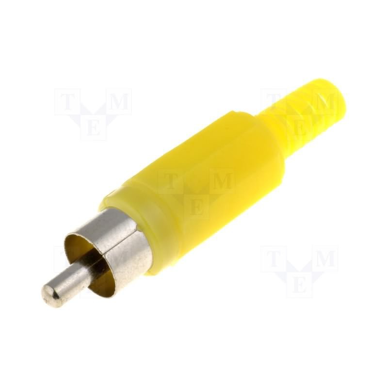 Connecteur RCA femelle jaune