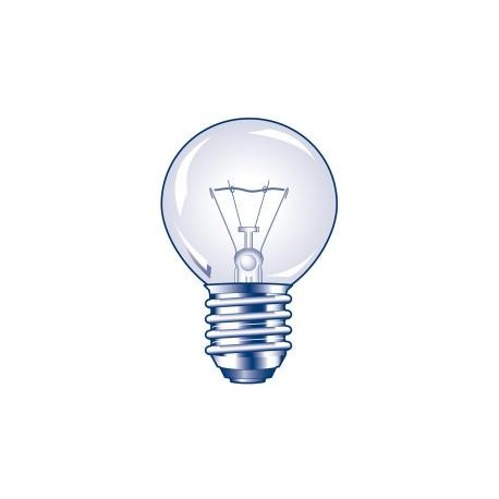 Ampoule claire sphérique E27 130V 25W